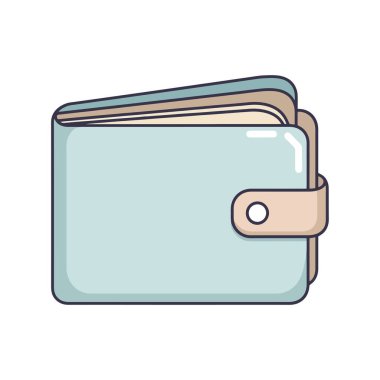 Bu modern, minimalist cüzdan ikonu ile mali durumunuzu sağlama alın, bankacılık ve finans uygulamaları için mükemmel