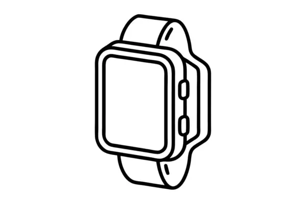 Smartwatch minimalist resim çizimi