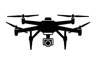 Drone vektör biçimi silueti