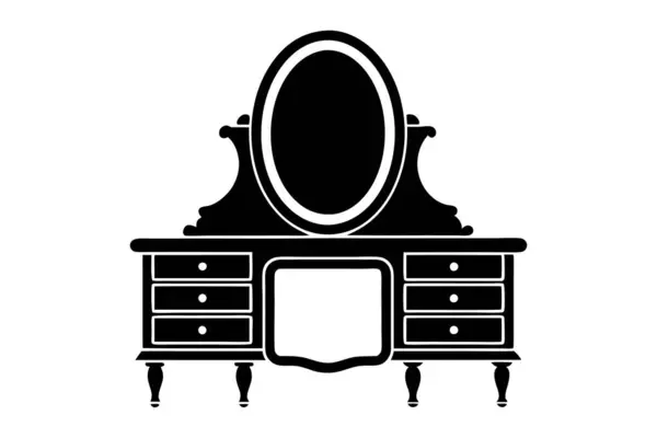 Giyinme tablosu vektör biçimi silueti