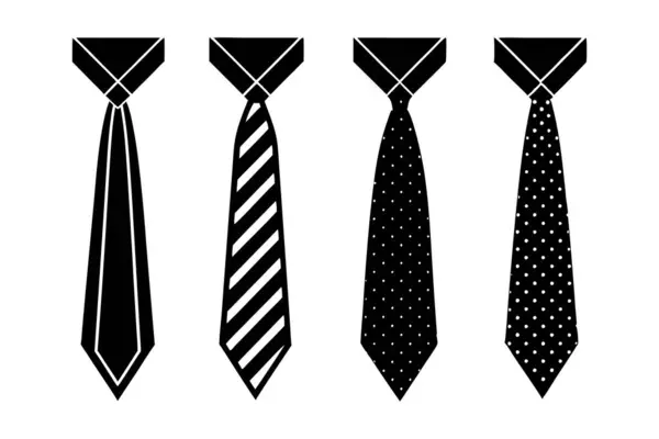 Farklı bağlar siluet sanat tasarımı setleri