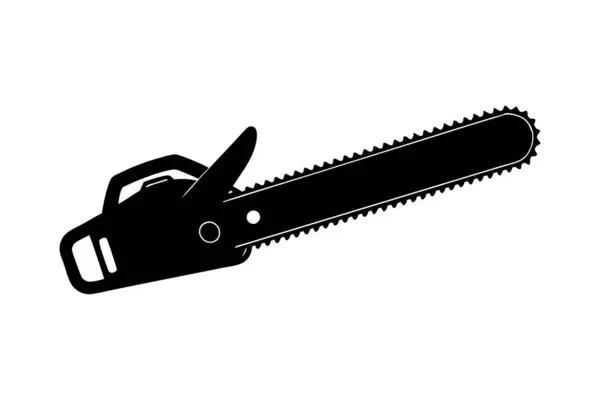 Elektrikli testere siluet stili vektör sanatı