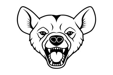 Sırtlan suratlı bir kadının çığlıklarını çiziyorum.