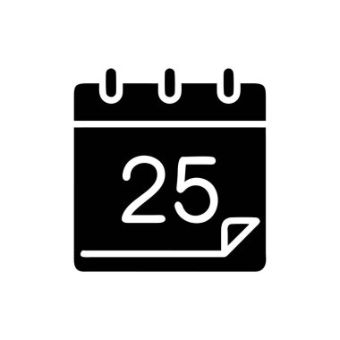 Takvim simgesi. Basit vektör illüstrasyonu