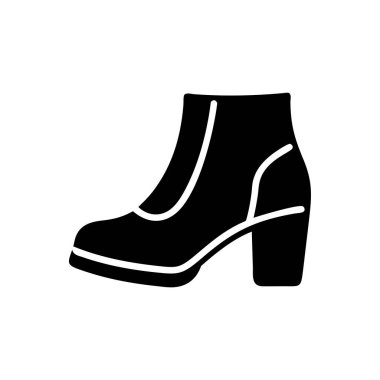 Moda tarzı izole edilmiş arka planda ayakkabı simgesi