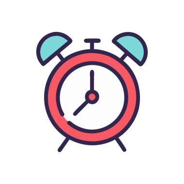 Zaman yönetimi simgesi vektör illüstrasyonu