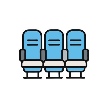 Seyahat simgesinin vektör illüstrasyonu