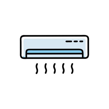 Klima ikonu vektör illüstrasyon tasarımı