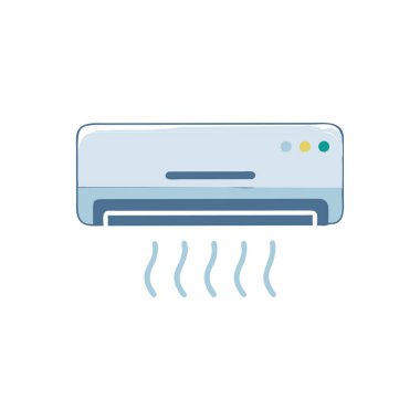 Klima vektörü düz renk simgesi