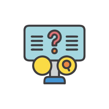 Vektör olarak arama simgesi. Logotype