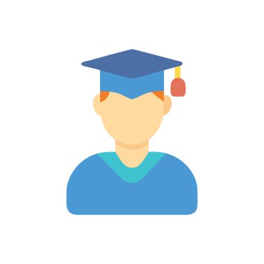 eğitim düz renk simgesi.