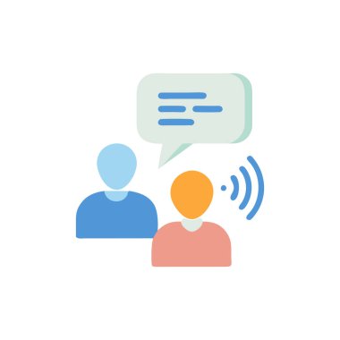 Konuşma baloncukları ve iletişim simgesi