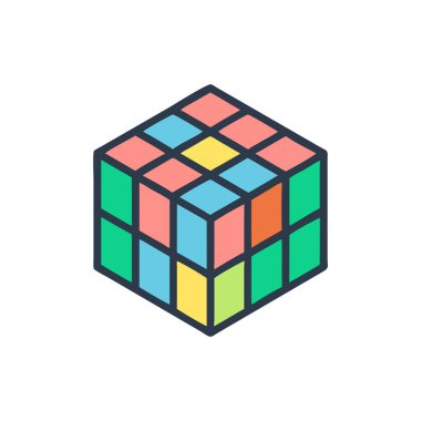 cube vector icon design