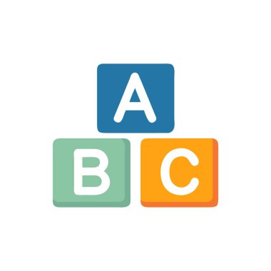 abc harfleri vektör logo tasarımı