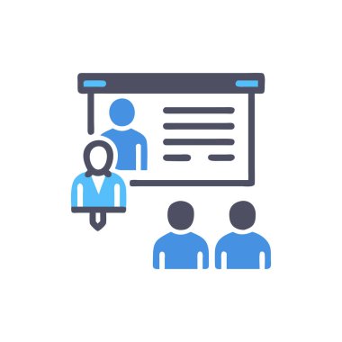 seo modern arama simgesinin vektör illüstrasyonu