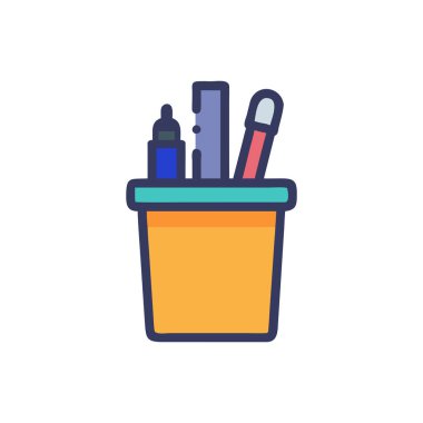 kalem kutusu vektör simgesi