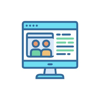 İnce çizgi biçiminde ağ geliştirme simgesi