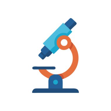 mikroskop laboratuvar bilim araştırma simgesi