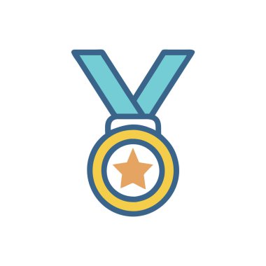 Madalya ikonu. Logotype