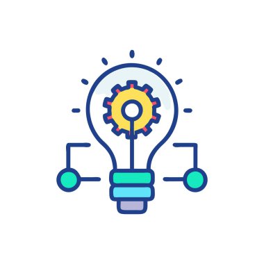 Fikir simge tasarlamak vektör