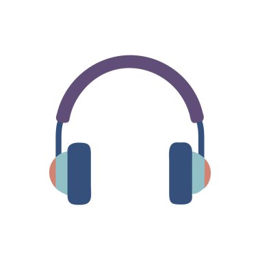 Kulaklıklar Düz Vektör Simgesi