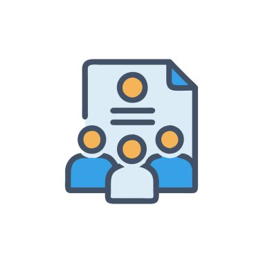 iş simgesi vektörü beyaz arkaplanda izole edildi, kurumsal işaret