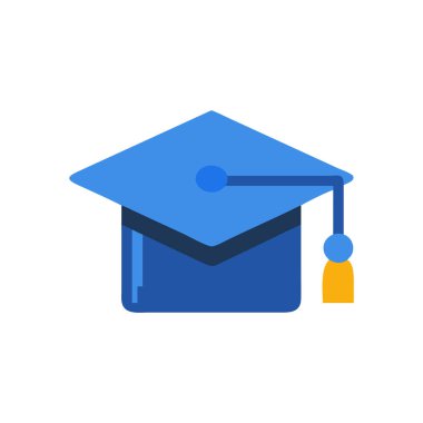 mezuniyet kapsülü vektör simgesi