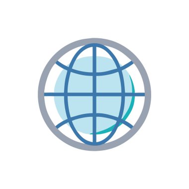 Şeffaf bir arkaplanda küresel vektör çizimi. Birinci kalite semboller. Konsept ve grafik tasarımı için vuruş simgesi.