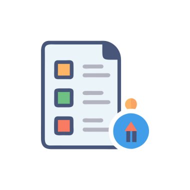 iş ve ofis simgesi vektör illüstrasyonu