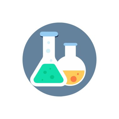 DNA 'lı laboratuvar cam tüpü.
