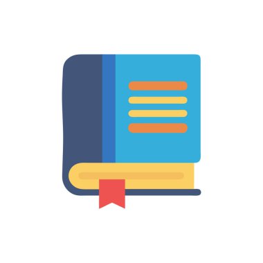 kitap ve kalem ikonu vektör illüstrasyon tasarımı