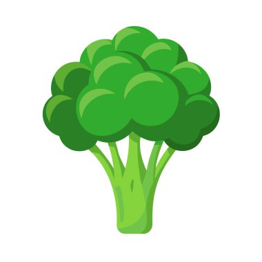 brokoli sebze ikonu, düz tasarım