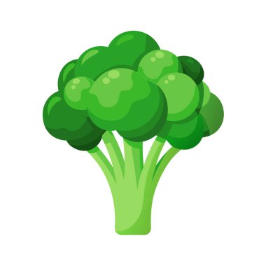 Brokoli sebze izole simgesi