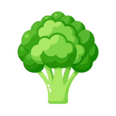 brokoli sebzesi izole edilmiş ikon