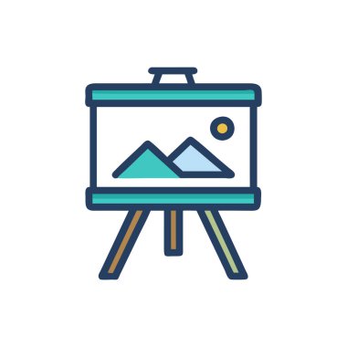 dağ ikonu tasarım vektörü. kamp işareti