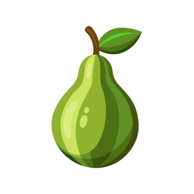 yeşil armut, vektör illüstrasyonu, 10 Pound.