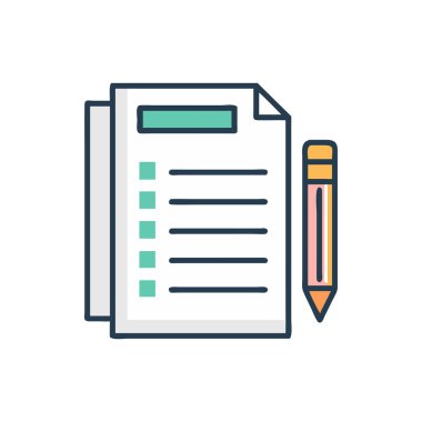 İş ve finans simgesinin vektör illüstrasyonu