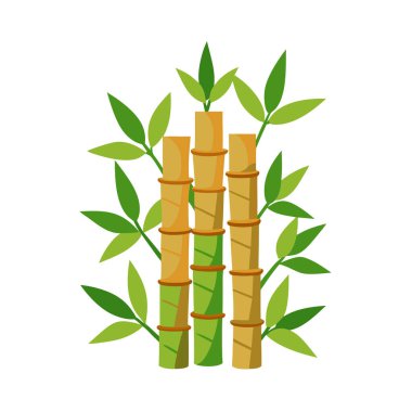 Bambu çit vektör illüstrasyonu
