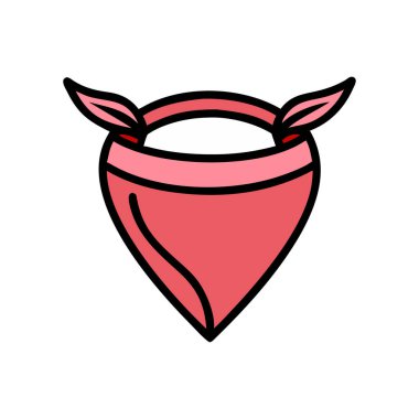 Kanatları vektör simgesi kalp