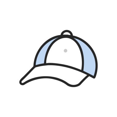 Beyzbol şapkası vektör illüstrasyonu