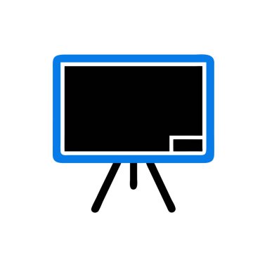 televizyon simgesi, basit vektör illüstrasyonu