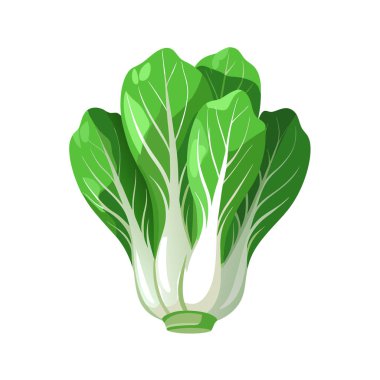 Yeşil lahana simgesi, karikatür tarzı