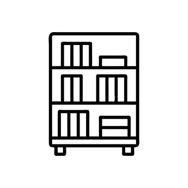 raf vektörü ince çizgi simgesi