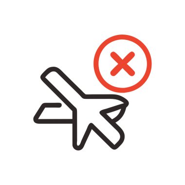 düzlem simgesi, vektör, illüstrasyon