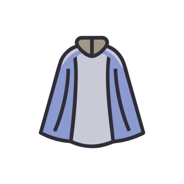 kumaş, ağ, bayrak ve sunum için renk vektör simgesi.