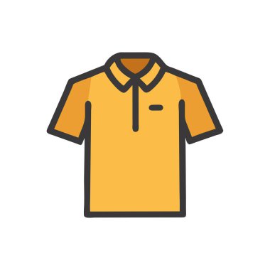 Şeffaf bir arkaplanda gömlek vektör çizimi. Birinci kalite semboller. Konsept ve grafik tasarımı için vuruş simgesi.