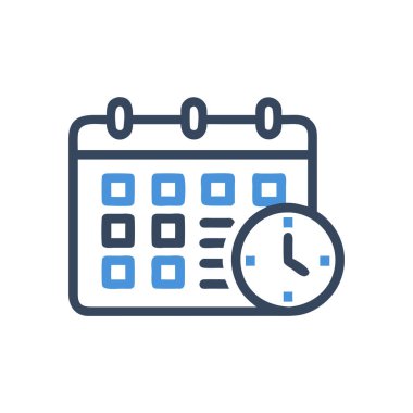 Takvim vektörü ince çizgi simgesi, doğrusal, dış hat simgesi, sembol