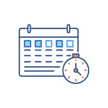 Beyaz arka plan üzerinde takvim şeffaf işareti izole takvim simge vektör