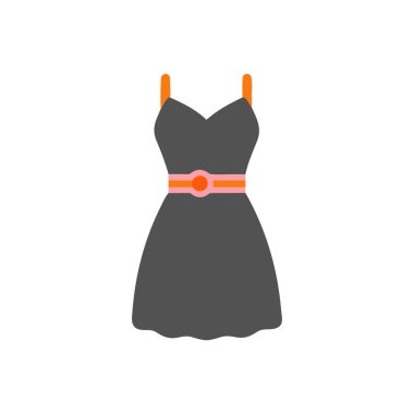 elbise vektör resimleme simgesi şeffaf bir arkaplan. Birinci kalite semboller. Mobil ve web için vuruş çizgisi simgesi.