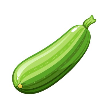 taze yeşil salatalık sebze ikonu vektör illüstrasyon tasarımı